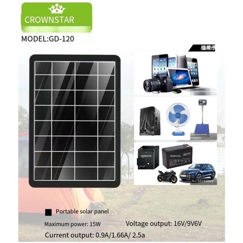 solarni panel punjač 15w — pregled