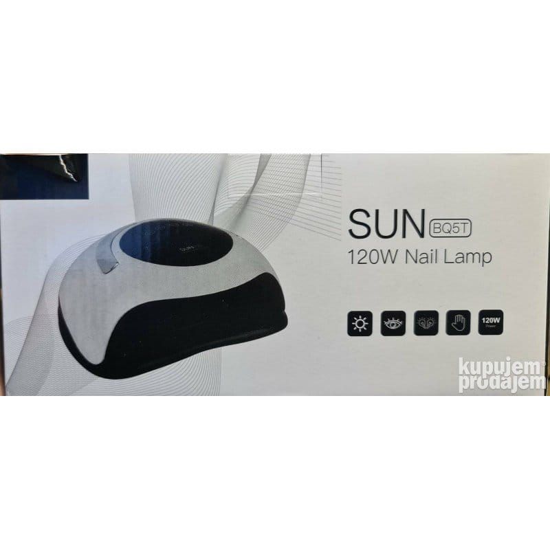 Bočni pogled na kućište UV/LED lampe za nokte