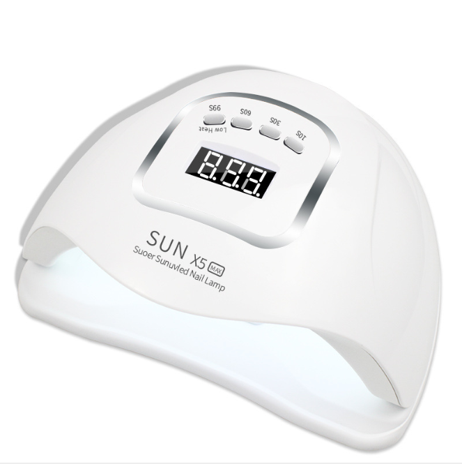 UV LED lampa za nokte Sun X5 Max — dijagram talasnih dužina 365 i 405 nm