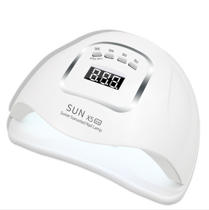 UV LED lampa za nokte Sun X5 Max — dijagram talasnih dužina 365 i 405 nm