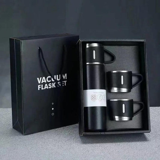 vakumski termos set sa tri šolje — pregled