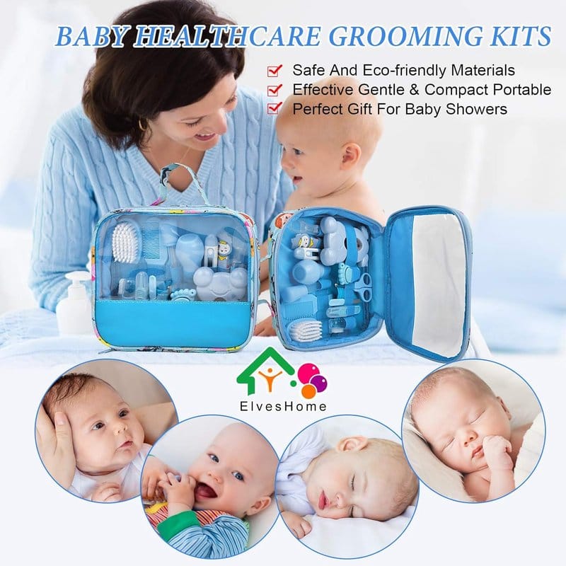 baby set za negu bebe plavi — pregled