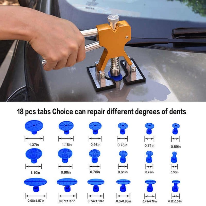 set za otklanjanje ulubljenja na automobilu — detalj 2