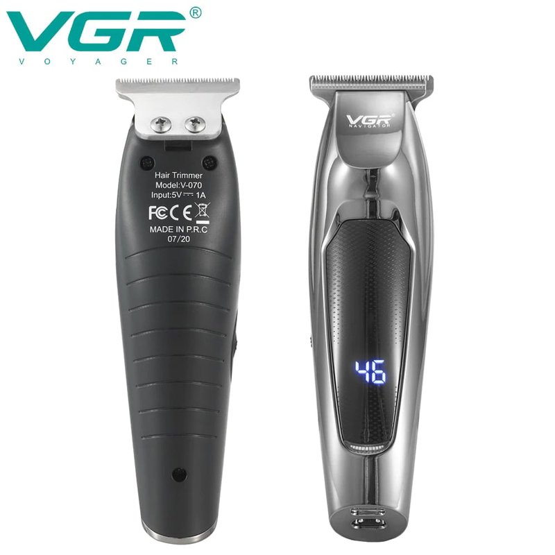 VGR V-070 trimer u crnoj i srebrnoj varijanti sa LED ekranom