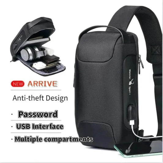 vodootporna torbica anti theft sa usb — pregled