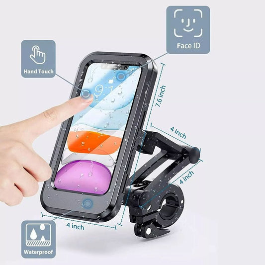 vodootporni držač za telefon za bicikl montiran na upravljač sa oznakama funkcija