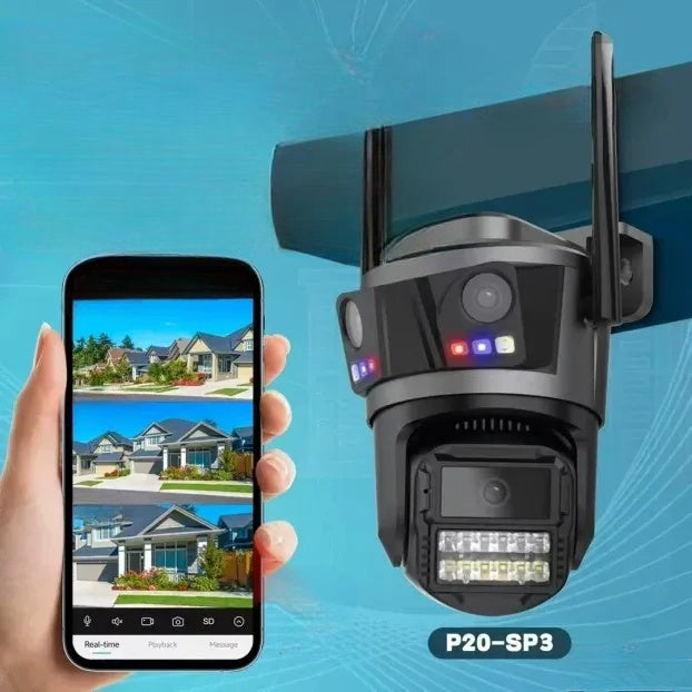 WiFi kamera sa 3 sočiva P20-SP3IC — detalj 1