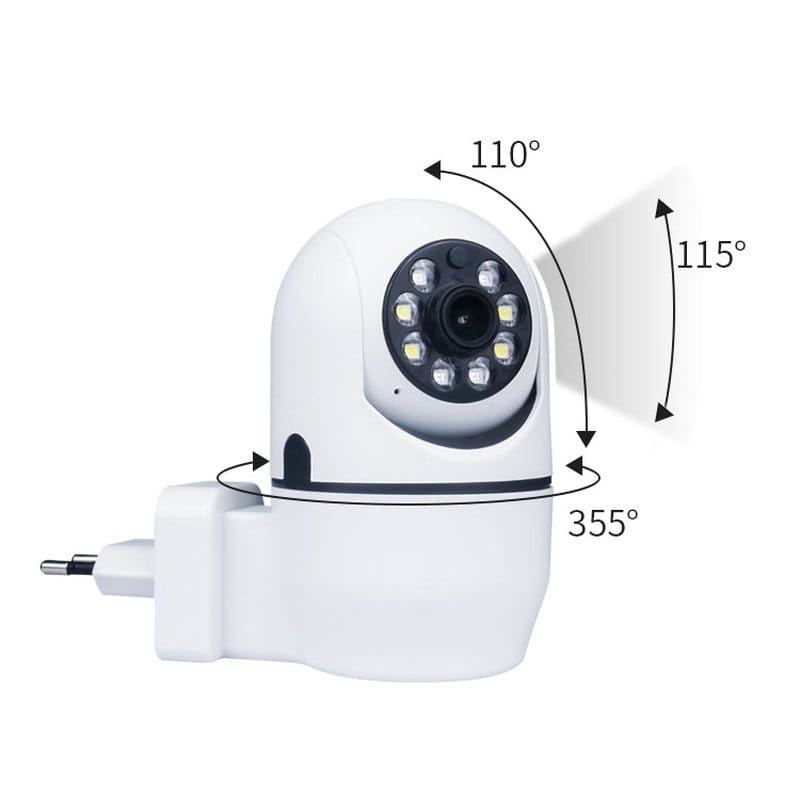 wifi kamera sa utičnicom V380 Pro — detalj 9