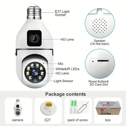 wifi kamera sijalica 2 u 1 — detalj 2