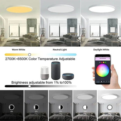 wise pametna led plafonjera 24w rgbcw — detalj 9