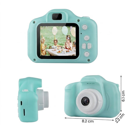 zeleni dečiji digitalni fotoaparat — detalj 2