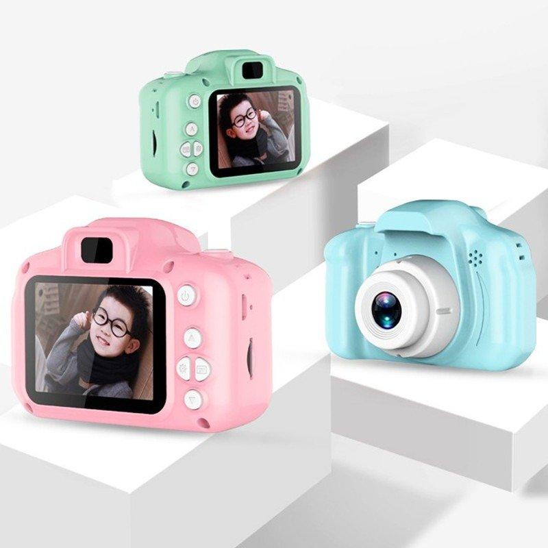 zeleni dečiji digitalni fotoaparat — detalj 4
