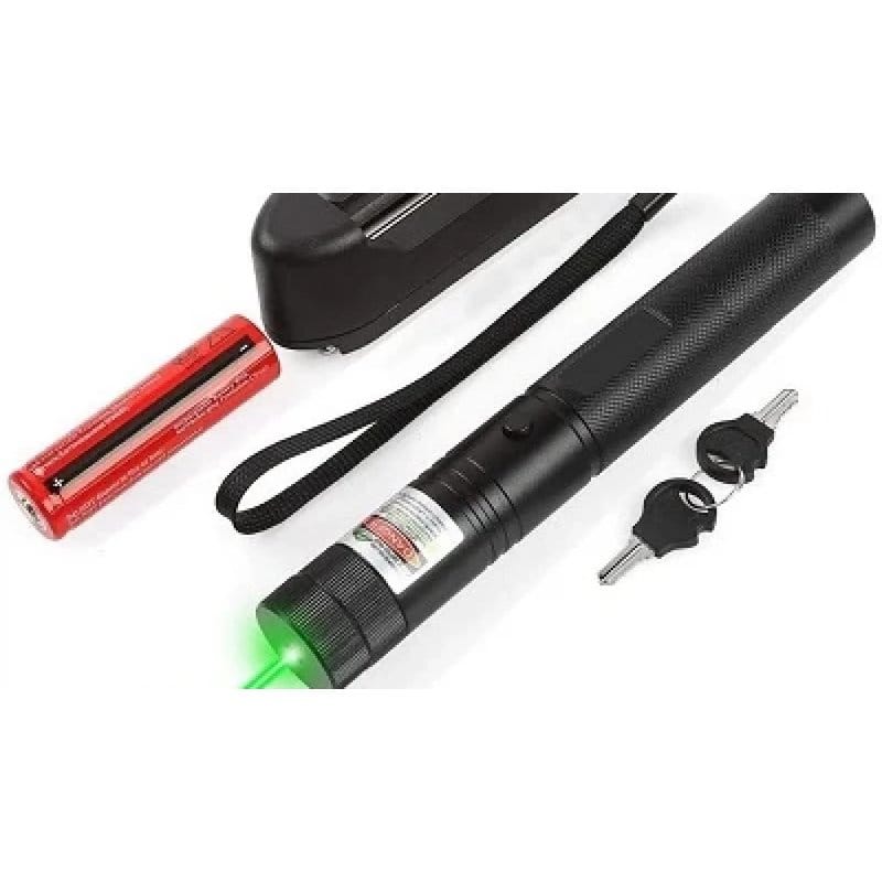 zeleni laser sa punjivom baterijom — detalj 1