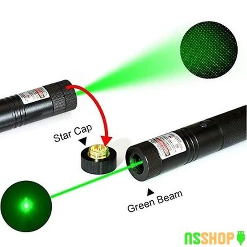 zeleni laser sa punjivom baterijom — detalj 4