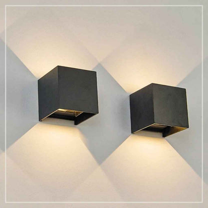zidna LED lampa gore-dole — pregled