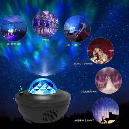 zvezdani projektor sa bluetooth zvučnikom — detalj 1