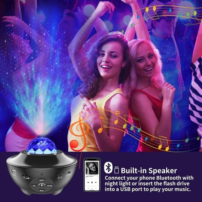 zvezdani projektor sa bluetooth zvučnikom — detalj 3