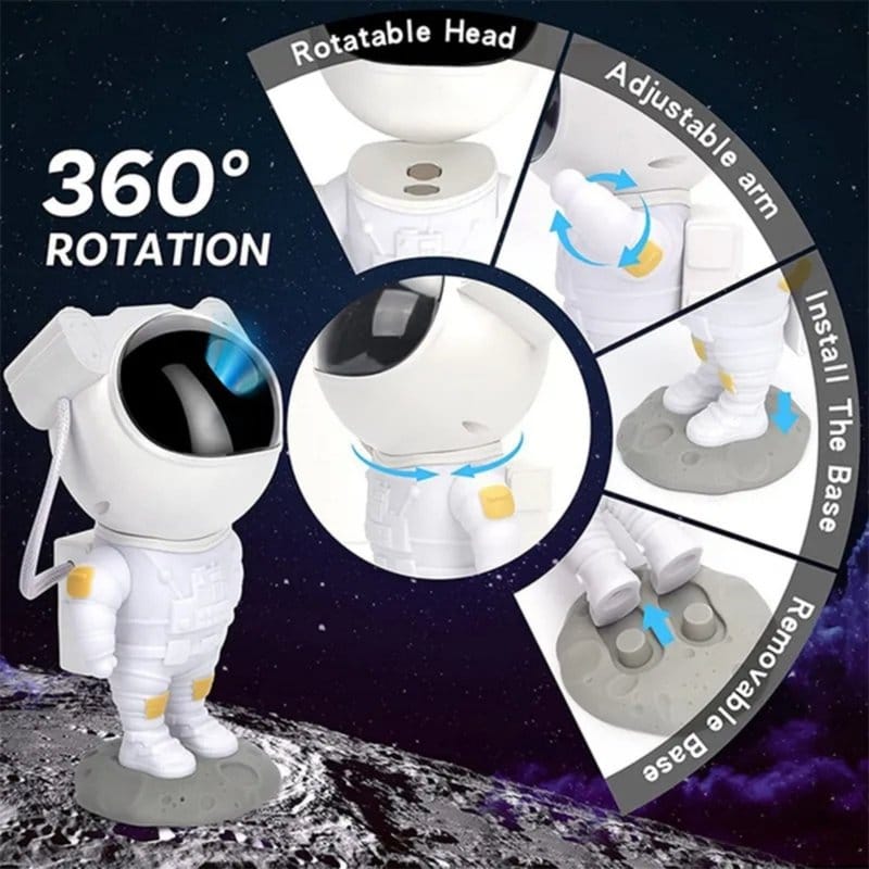 galaxy projektor astronaut — detalj 5